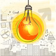 Creative idea infographic elements