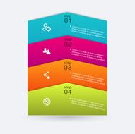 Vector colorful info graphics for your business presentations N358