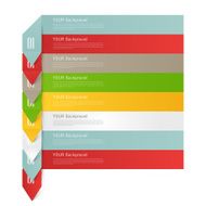 Modern business origami style options banner N27