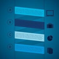 Rectangle infographic template