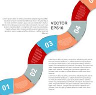 Vector abstract infographic Modern design template N6