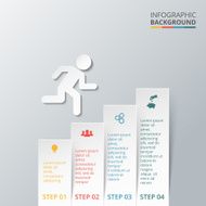 Vector elements with arrow for infographic N2