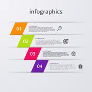 Vector illustration infographics four options N93