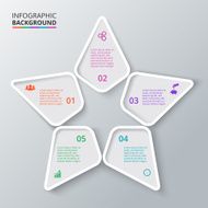 Vector star for infographic N7