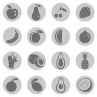 Vector Set of Fruit Icons N17