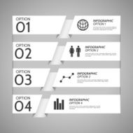 White Paper Infographic Option Background N3