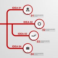 Infographic design template N190