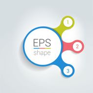 Circle number diagram options step by template N5