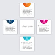 Vector colorful info graphics for your business presentations N360