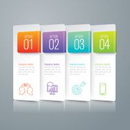 Infographic design template and marketing icons N81