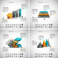 4 in 1 Business Infographics N24