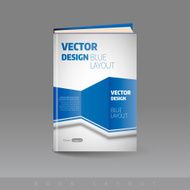 Modern abstract brochure as book Busines theme N2