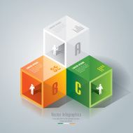 Infographics vector design template N366
