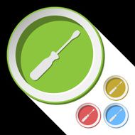 color icons with screwdriver