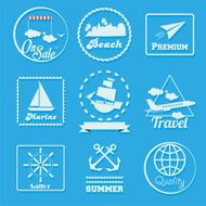 labels retro vintage
