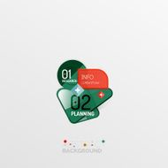 Geometric abstract shape infographic layouts N88