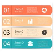 Modern vector info graphic for business project N265