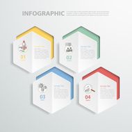 3D digital template Infographic N7
