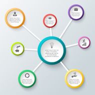 Vector circle element for infographic N102
