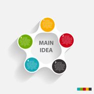 Infographic Templates for Business Vector Illustration N1698