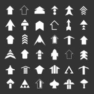 Set icons of arrows