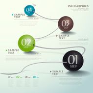 vector abstract 3d ball infographics