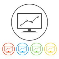 Computer monitors with different graphs N22