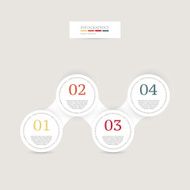 Infographics design template Business concept with 4 options N34