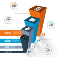 Modern 3d infographics