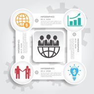 Design clean number banners template graphic or website layout N19