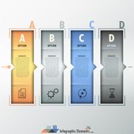 Modern infographics options banner N700