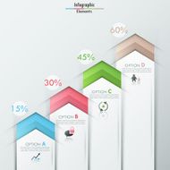 Modern infographics options banner N705