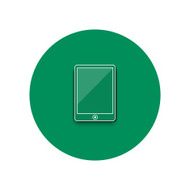 Line icon of smartphone