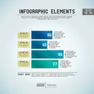 Infographic Elements Bar Graph - Blue N2