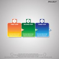 Tab step infographic