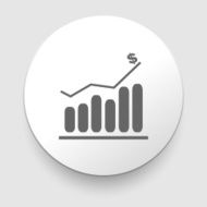 Business Infographic icon - Vector Graphic