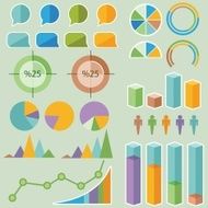 Set elements of infographics N68