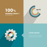 Square template diagram Flat vector tab N20