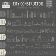 City map generator Set elements