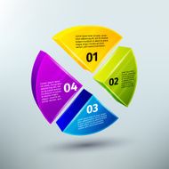 Abstract business infographics design elements