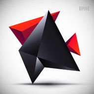 Abstract geometric background Vector shape with space for text