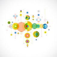 Abstract colorful and creative triangle background vector illustration N6
