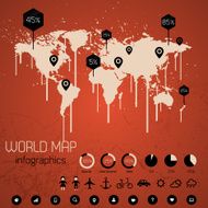 Set elements of infographics N69