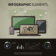 Vector Set of Infographic Elements N9