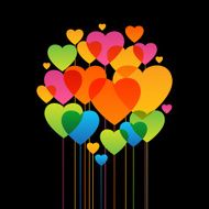 Heart for Valentines Day Background N5