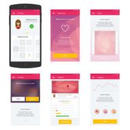 Flat Mobile Web UI concept for mobile N2