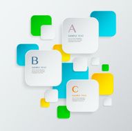 modern vector abstract cube infographic elements N2