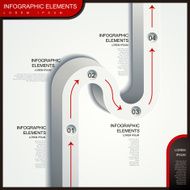 abstract flow chart infographics N35