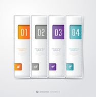 Infographics vector design template N372