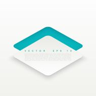 Vector design rhombus on the color N4